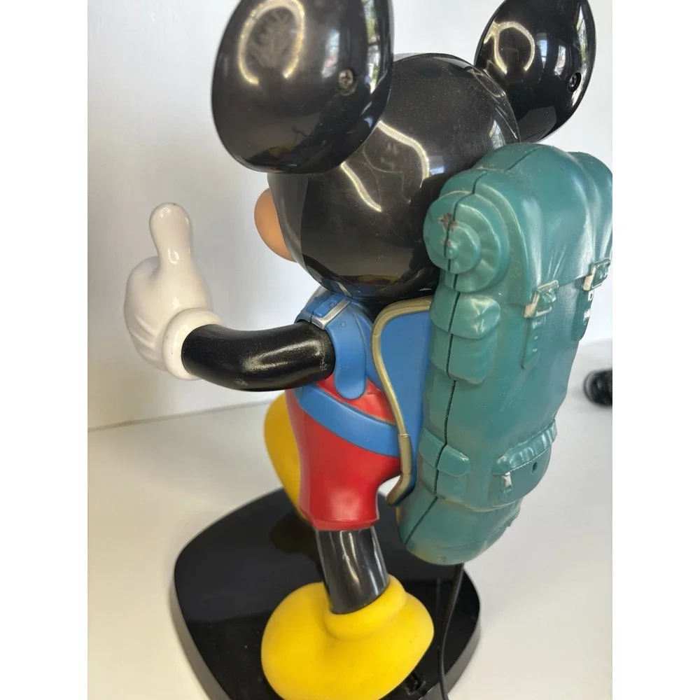 ☎️Vintage 1986 Tyco‎ Mickey Mouse Hiking Figure Telephone 14